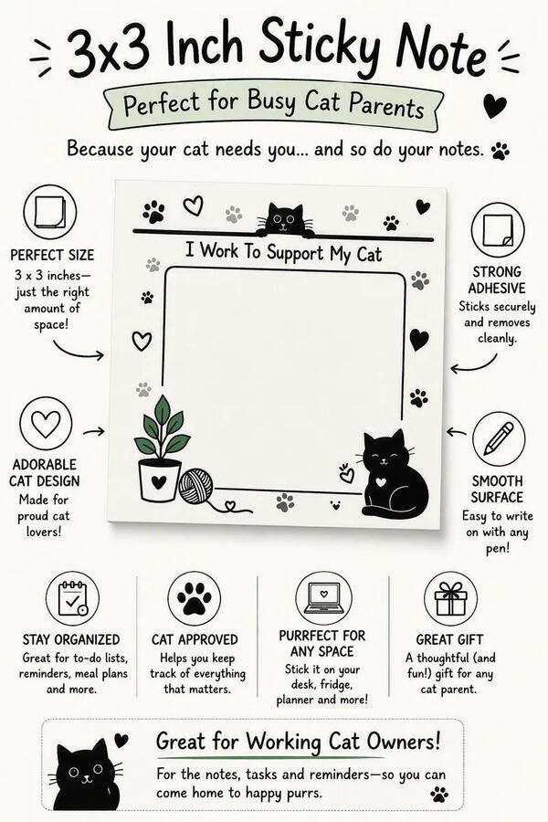 I Work To Support My Cat
